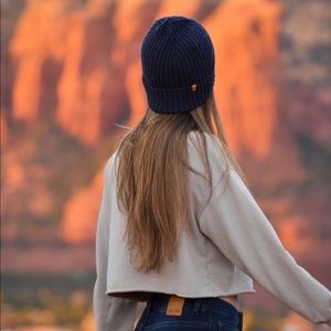 Duer Merino Beanie navy color